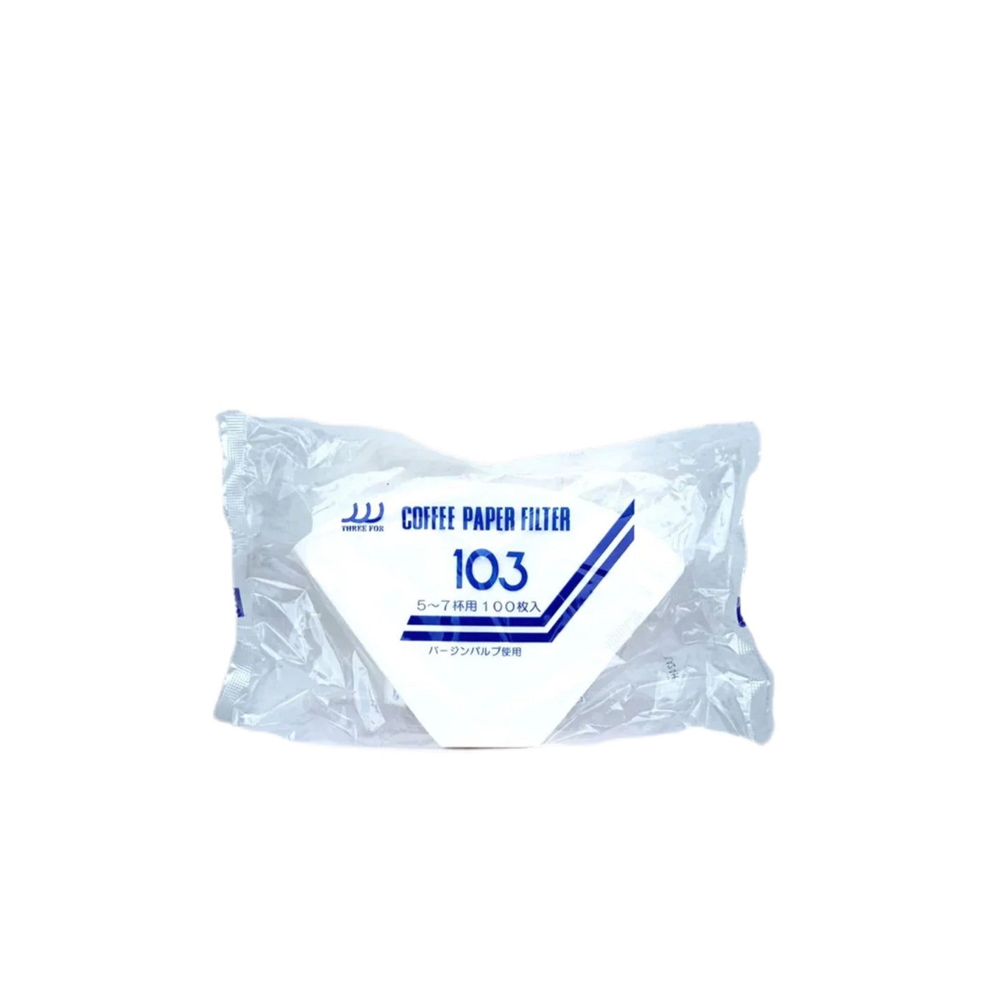 CAFEC Trapezoid Coffee Paper Filters 103 Pack (100pcs)