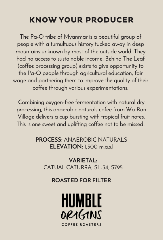 Wa Ran Village Anaerobic Naturals Microlot | Filter