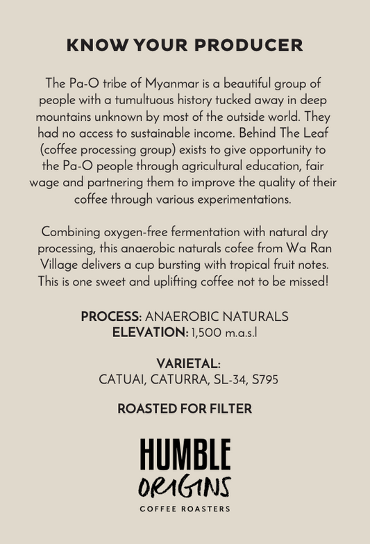 Wa Ran Village Anaerobic Naturals Microlot | Filter