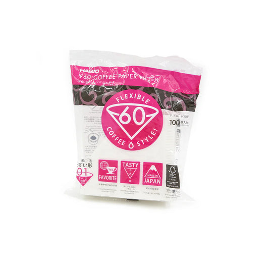 Hario VCF-01-100W Paper Filters Pack (100pcs)